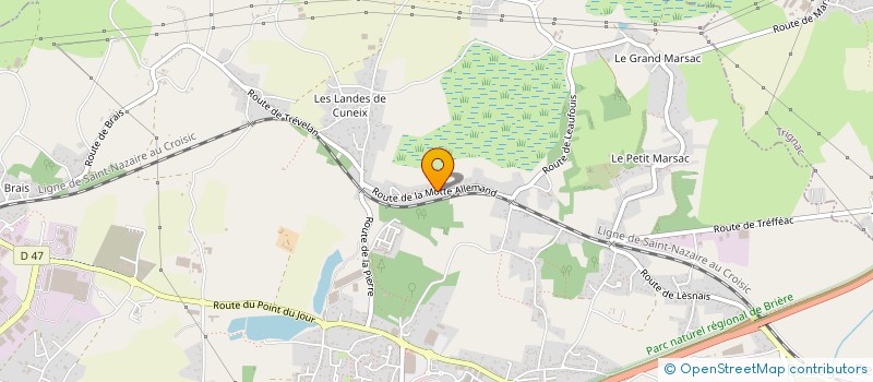 localisation de l'entreprise MADAME MURIEL LOUIS  SAINT-NAZAIRE