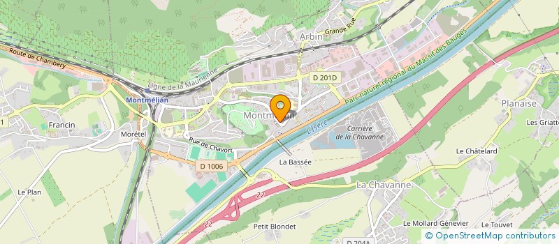 localisation de l'entreprise MADAME MURIEL LOUYEST à MONTMELIAN