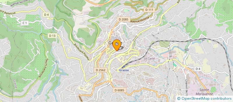 localisation de l'entreprise MADAME MURIEL LUCIENNE MORIN  GRASSE