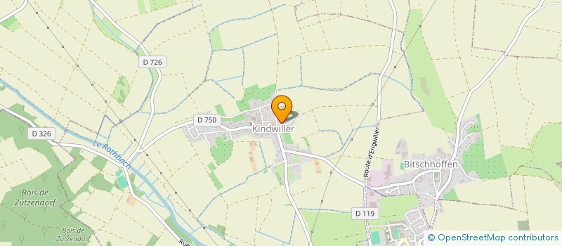 localisation de l'entreprise MADAME MURIEL LUTZ  KINDWILLER