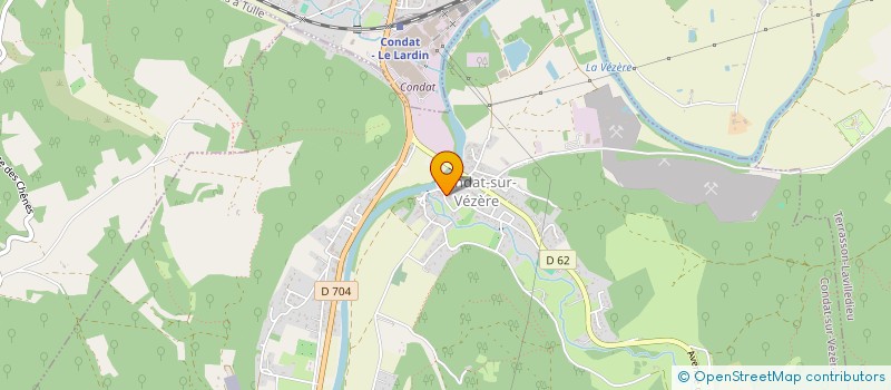 localisation de l'entreprise MADAME MURIEL MADUPUY  CONDAT-SUR-VEZERE