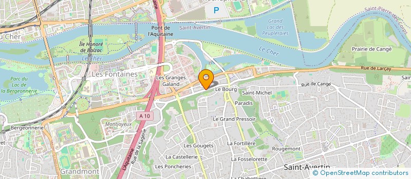 localisation de l'entreprise MADAME MURIEL MAILLARD  SAINT-AVERTIN