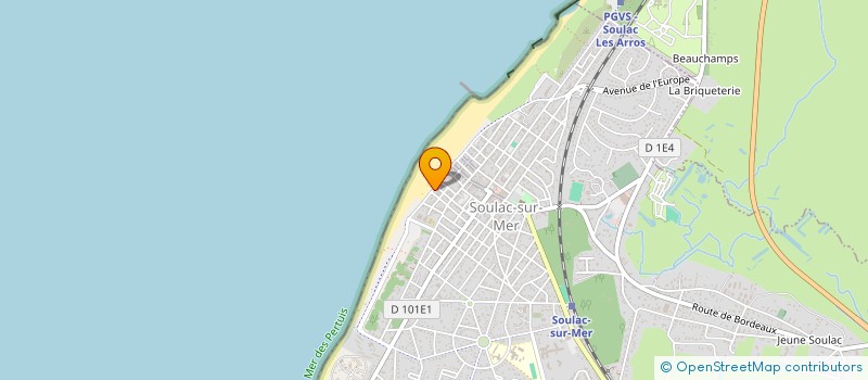 localisation de l'entreprise MADAME MURIEL MALABAT  SOULAC-SUR-MER