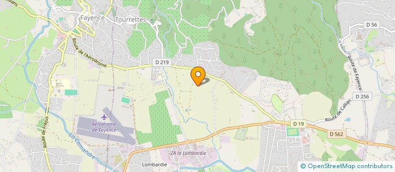 localisation de l'entreprise MADAME MURIEL MANFREDINI  TOURRETTES