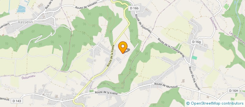 localisation de l'entreprise MADAME MURIEL MARCELLIN à SAINT-SORLIN-DE-MORESTEL