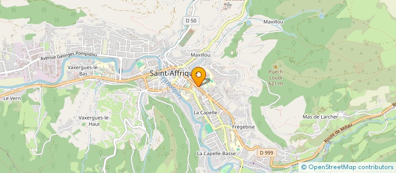 localisation de l'entreprise MADAME MURIEL MARCILHAC  SAINT-AFFRIQUE