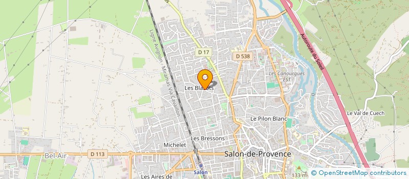 localisation de l'entreprise MADAME MURIEL MARCUCCI à SALON-DE-PROVENCE