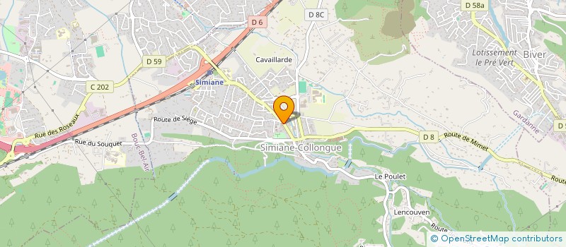 localisation de l'entreprise MADAME MURIEL MARGOSSIAN  SIMIANE-COLLONGUE