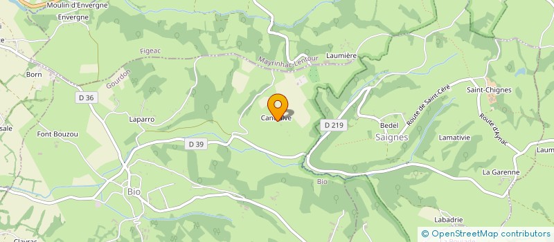 localisation de l'entreprise MADAME MURIEL MARGOULIAUD  BIO