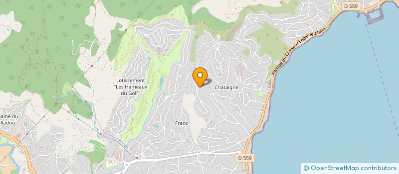 localisation de l'entreprise MADAME MURIEL MARSAULT à SAINTE-MAXIME