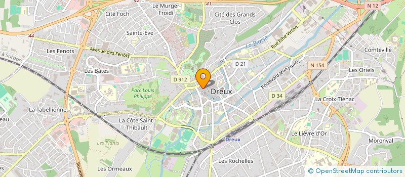 localisation de l'entreprise MADAME MURIEL MARTIN à DREUX