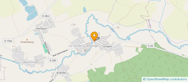 localisation de l'entreprise MADAME MURIEL MARTIN  LE VAL-DE-GUEBLANGE