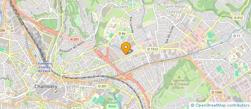 localisation de l'entreprise MADAME MURIEL MAZURIER  BASSENS