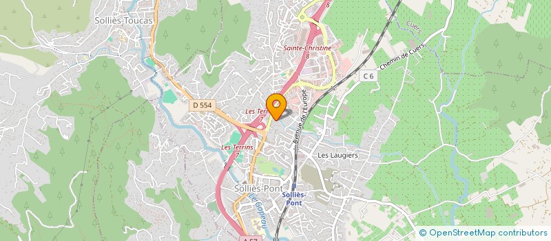 localisation de l'entreprise MADAME MURIEL MAZY  SOLLIES-PONT