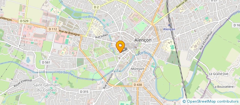 localisation de l'entreprise MADAME MURIEL MENEUX à ALENCON