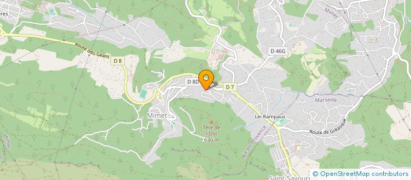 localisation de l'entreprise MADAME MURIEL MERLET  MIMET