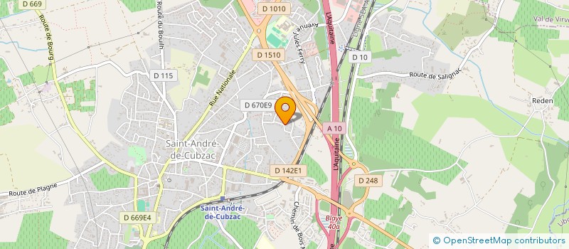 localisation de l'entreprise MADAME MURIEL MEYER  SAINT-ANDRE-DE-CUBZAC