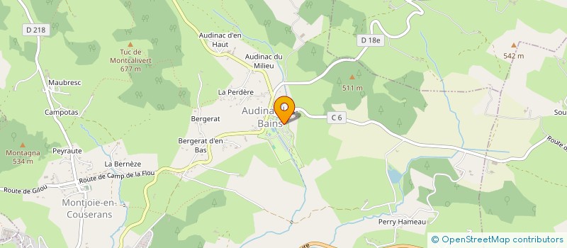 localisation de l'entreprise MADAME MURIEL MEYER à MONTJOIE-EN-COUSERANS