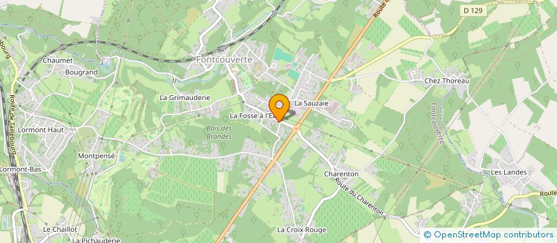 localisation de l'entreprise MADAME MURIEL MICHEL  FONTCOUVERTE