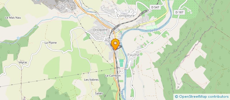 localisation de l'entreprise MADAME MURIEL MIGAYROU  AGUESSAC