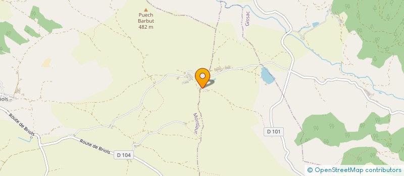 localisation de l'entreprise MADAME MURIEL MIGAYROU  CAMARES