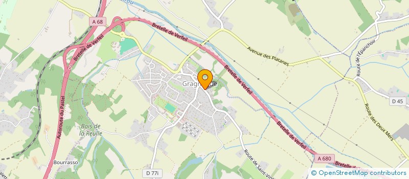 localisation de l'entreprise MADAME MURIEL MIGNONAC  GRAGNAGUE