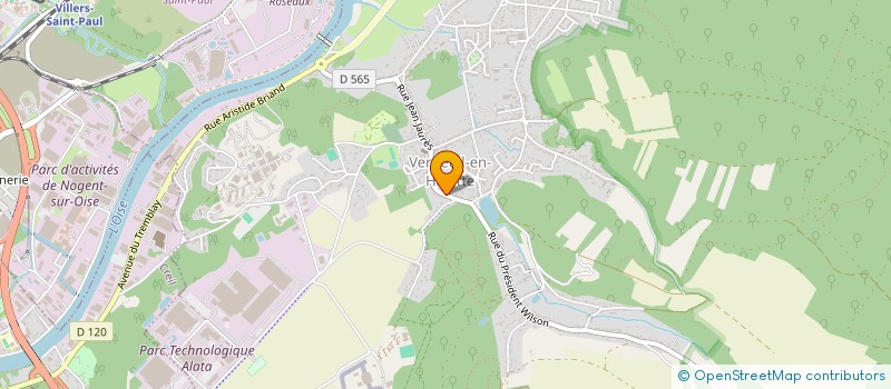 localisation de l'entreprise MADAME MURIEL MIRAMOND  VERNEUIL-EN-HALATTE