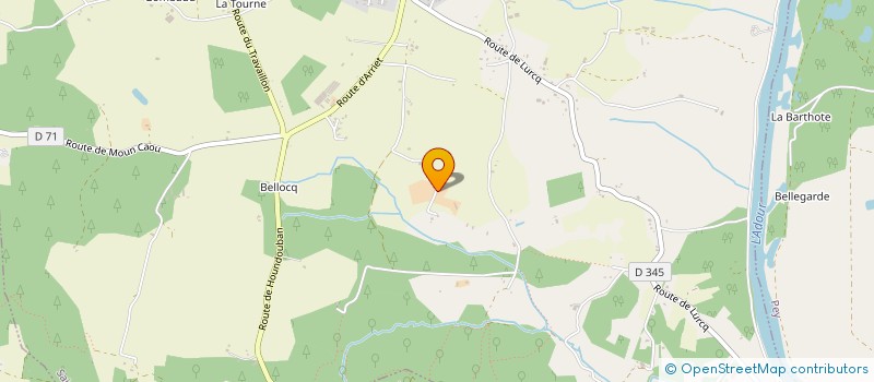 localisation de l'entreprise MADAME MURIEL MIREMONT  SAINT-JEAN-DE-MARSACQ