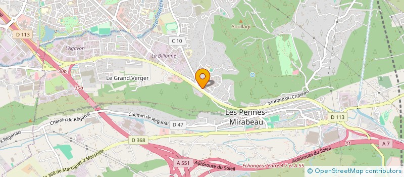 localisation de l'entreprise MADAME MURIEL MISLEJ à LES PENNES-MIRABEAU