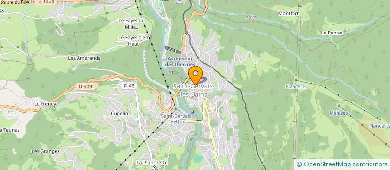localisation de l'entreprise MADAME MURIEL MOLLIER-PIERRET à SAINT-GERVAIS-LES-BAINS