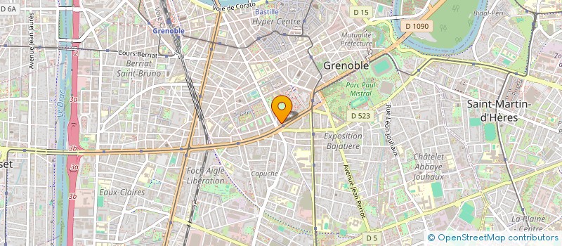 localisation de l'entreprise MADAME MURIEL MONCEL  GRENOBLE