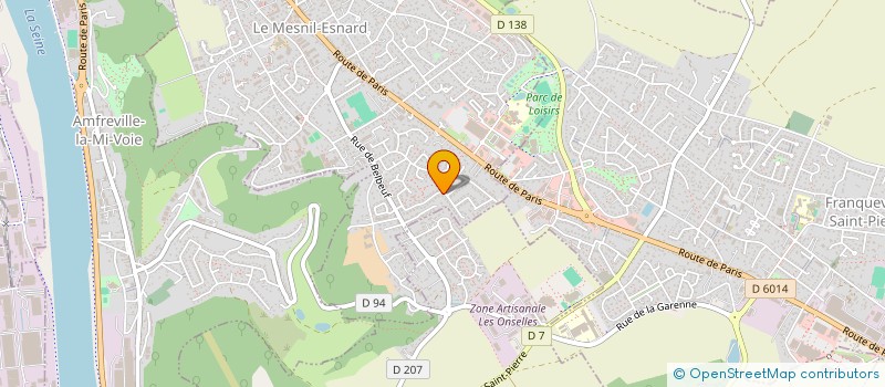 localisation de l'entreprise MADAME MURIEL MONFORT à LE MESNIL-ESNARD