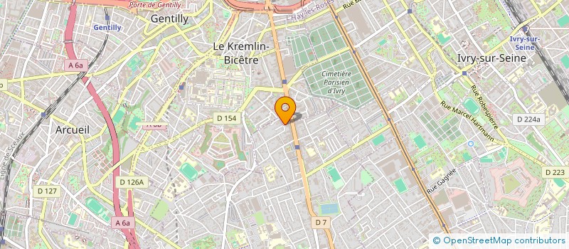 localisation de l'entreprise MADAME MURIEL MONTEL  LE KREMLIN-BICETRE