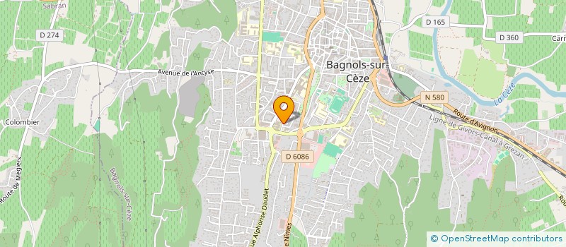 localisation de l'entreprise MADAME MURIEL MOSCATO à BAGNOLS-SUR-CEZE