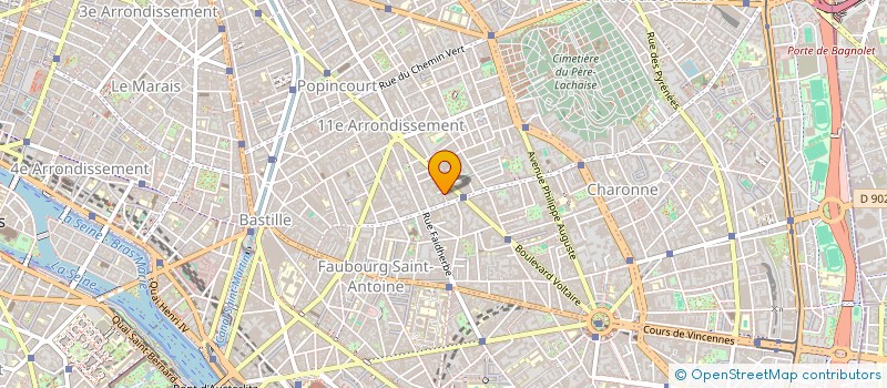 localisation de l'entreprise MADAME MURIEL MOULIN  PARIS