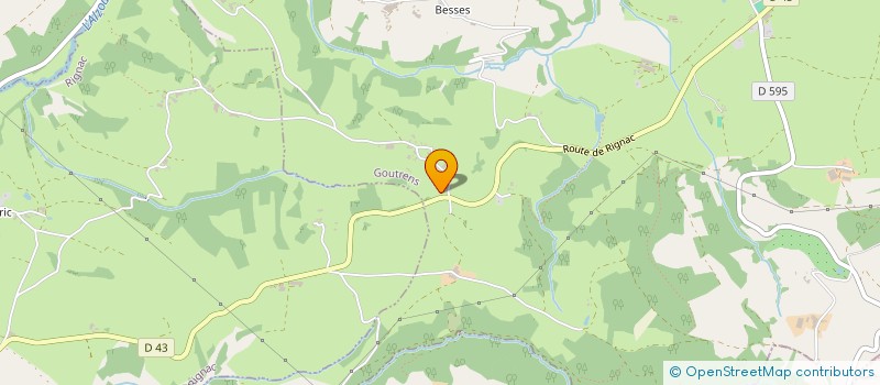 localisation de l'entreprise MADAME MURIEL MOUYSSET  GOUTRENS