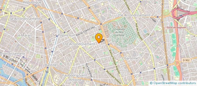 localisation de l'entreprise MADAME MURIEL NABOT  PARIS