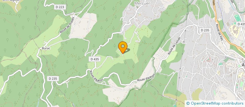 localisation de l'entreprise MADAME MURIEL NAUD  MERCUER