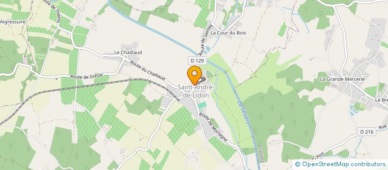 localisation de l'entreprise MADAME MURIEL NEAU  SAINT-ANDRE-DE-LIDON