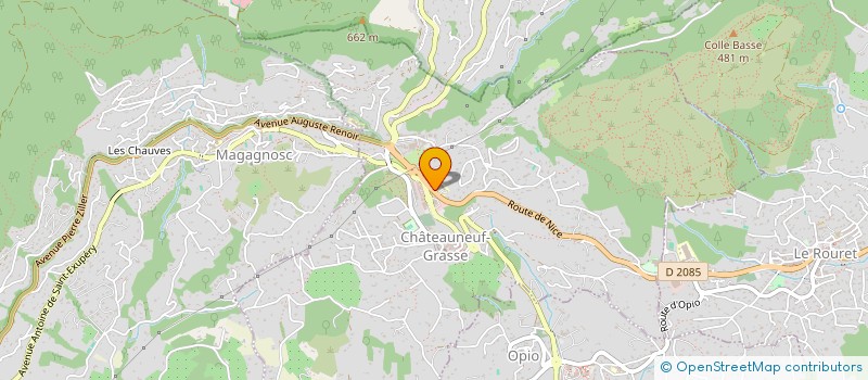 localisation de l'entreprise MADAME MURIEL NICOLAS  CHATEAUNEUF-GRASSE