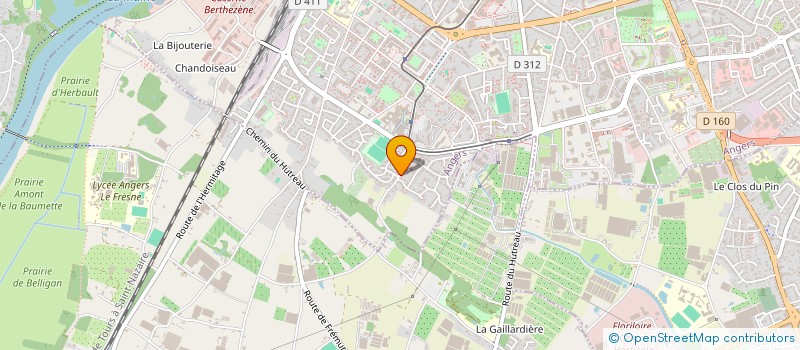 localisation de l'entreprise MADAME MURIEL NUGUES  ANGERS