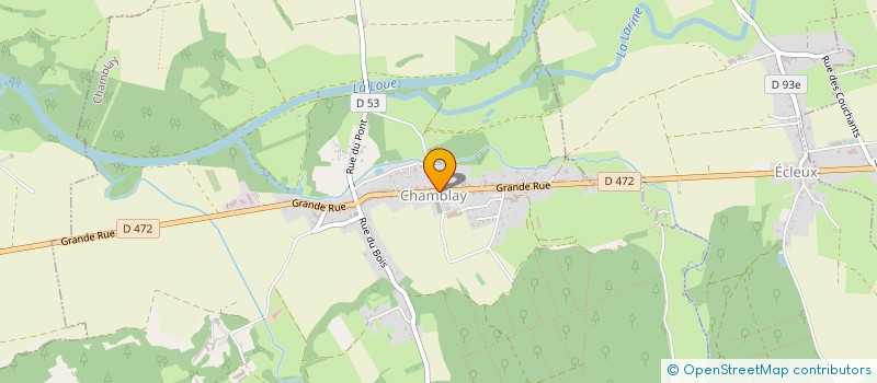 localisation de l'entreprise MADAME MURIEL OCHS  CHAMBLAY