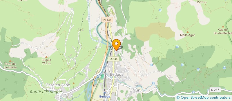 localisation de l'entreprise MADAME MURIEL OLYMPIE  BEDOUS