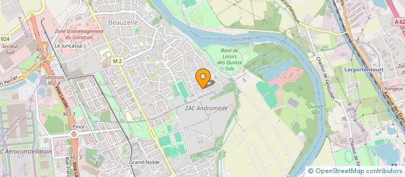 localisation de l'entreprise MADAME MURIEL ORTALI  BLAGNAC