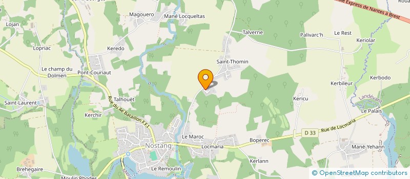 localisation de l'entreprise MADAME MURIEL PALPANT  NOSTANG