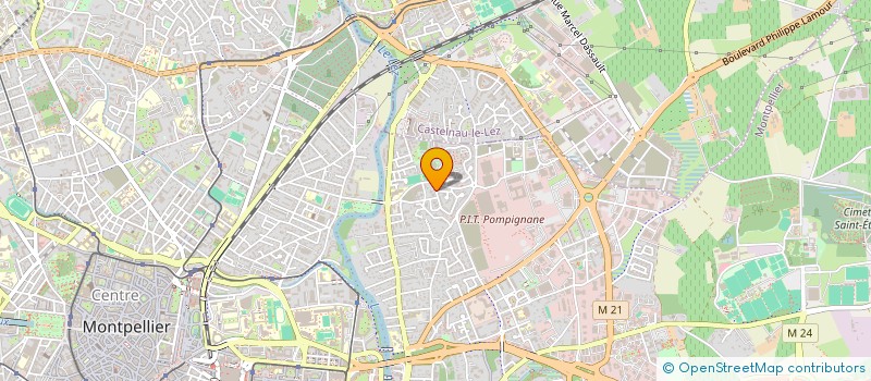 localisation de l'entreprise MADAME MURIEL PAOLINETTI à MONTPELLIER