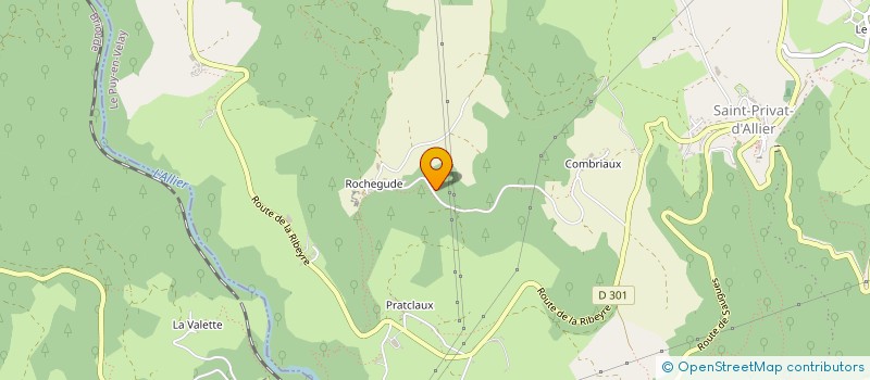 localisation de l'entreprise MADAME MURIEL PASCAL  SAINT PRIVAT D'ALLIER