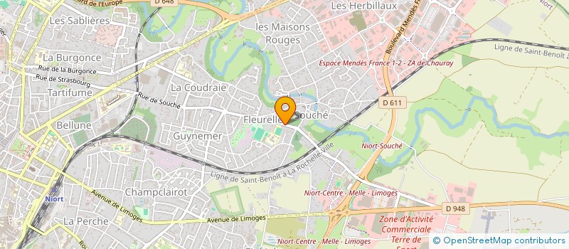 localisation de l'entreprise MADAME MURIEL PATARIN à NIORT