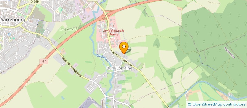 localisation de l'entreprise MADAME MURIEL PAWLAK  BUHL-LORRAINE
