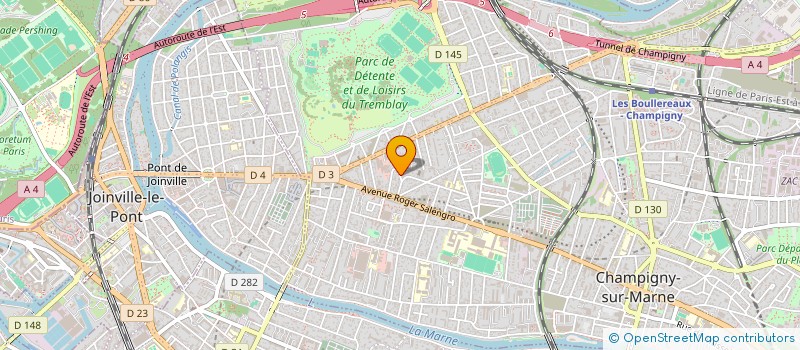 localisation de l'entreprise MADAME MURIEL PERIGAUD  CHAMPIGNY-SUR-MARNE